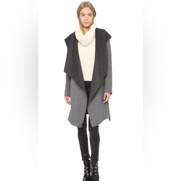 Soia & Kyo Jackets & Blazers - Soia & Kyo Wool Belted Wrap Coat